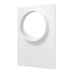 Пл. торцевая ПТП фланец D125 180х250 пластик ERA