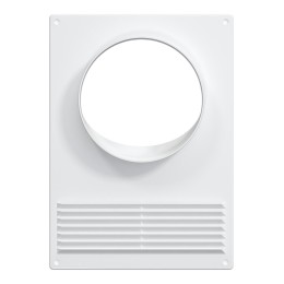 Пл. торцевая ПТПР фланец D150 решетка 180х250 пластик ERA