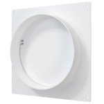 Пл. торцевая SKNPO фланец D150 соединитель обр.клапан 190x175 пластик ERA