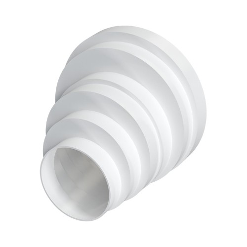 Переходник (редуктор) ПУ эксцентриковый D160/150/125/120/100/80 пластик ERA