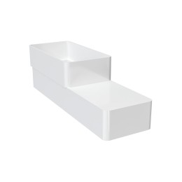 Переходник (редуктор) РПП 60х120 эксцентриковый 60х204 пластик ERA