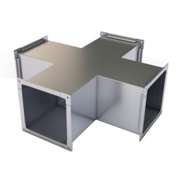 Крестовина прямоугольная 150x150 из оцинкованной стали 0,7мм