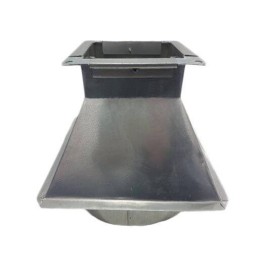 Переход 120х100/125 из оцинкованной стали