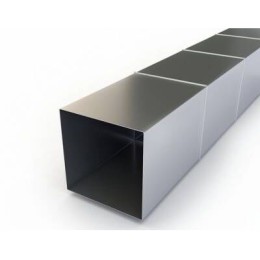 ВПО 200х100 L-1000 без шины воздуховод прямоугольный оцинкованный 