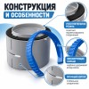 Адаптер соединительный ТИХОНЯ СПВ П-М-75 с уплотнительной резиной и фиксирующим кольцом под воздуховод СПВ ПЭ D75