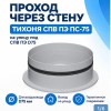 Проход через стену ТИХОНЯ СПВ ПЭ ПС-75 на улицу под СПВ ПЭ D75