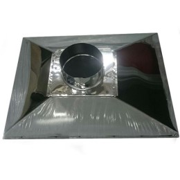 ЗВНК 400х600х400h d250 купольный зонт вытяжной из нержавеющей стали