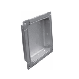 Заглушка торцевая 600х500 на шине из оцинкованной стали