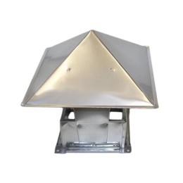 Зонт прямоугольный 150x150 S- 0.7 на шине из оцинкованной стали