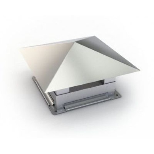 Зонт прямоугольный 200x200 S- 0.7 на шине из оцинкованной стали