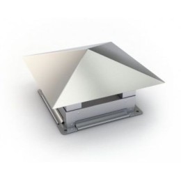 Зонт прямоугольный 600x350 S- 0.7 на шине из оцинкованной стали