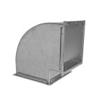 Прямоугольный отвод 90 400x400 S- 0.7 на шине из оцинкованной стали