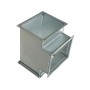 Прямоугольный тройник 400x300 S- 0.7 на шине из оцинкованной стали