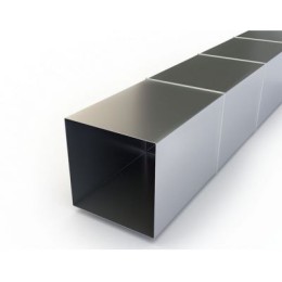 ВПО 100х100 L-1000 без шины воздуховод прямоугольный оцинкованный