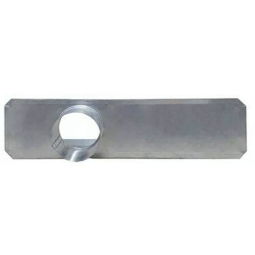 КСД 500х100x80-ф100 верхняя врезка (адаптер) камера статистического давления (адаптер) под вентиляционную решетку