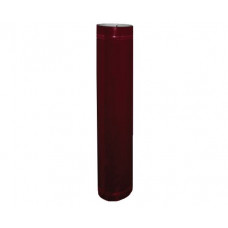 Воздуховод (труба) ф115 0,5 м красный из оцинкованной стали