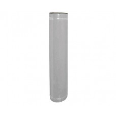 Воздуховод (труба) ф160 0,5 м белый из оцинкованной стали