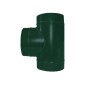 Тройник 315/315 зеленый из оцинкованной стали