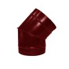 Полуотвод ф150 45° красный из оцинкованной стали