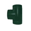 Тройник 140/140 зеленый из оцинкованной стали