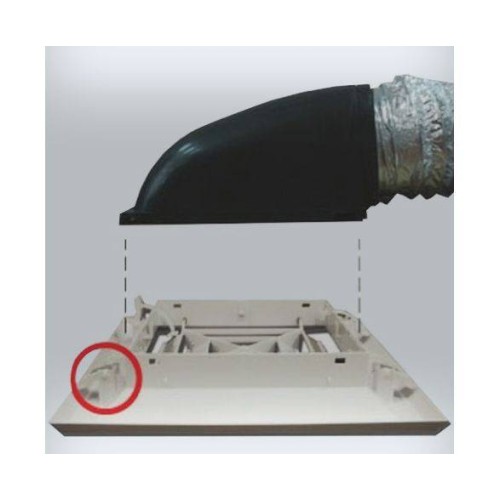 КС 230х230 ф200 адаптер с косой врезкой