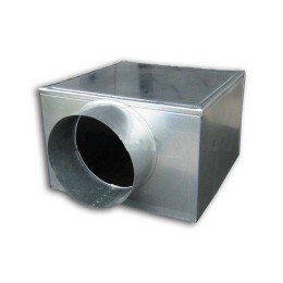 КСД 450х450 боковая врезка d160 камера статистического давления (адаптер) под вентиляционную решетку