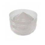 Дефлектор ф100 из оцинкованной стали белый