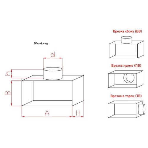 АДАПТЕР 460х460 Ф200  боковой переход ПЕРЕХОД  ИЗ ОЦИНКОВАННОЙ СТАЛИ