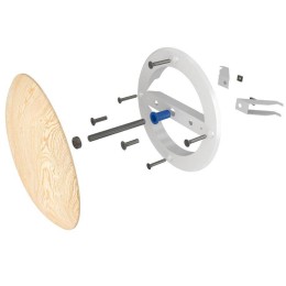 15DW Pine MS деревянный универсальный анемостат с распорными лапками