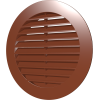 16РКН терр, Решетка наружная вентиляционная круглая с фланцем D160, ASA, терракотовая