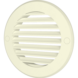 10РКН Ivory Решетка вентиляционная РКН фланец D100 D136 ASA Ivory ERA STREETLINE