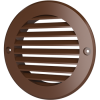12РКН терр, Решетка наружная вентиляционна1я круглая с фланцем D125, терракотовая