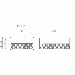 Шумоглушитель Shuft SRr 500х250/1000