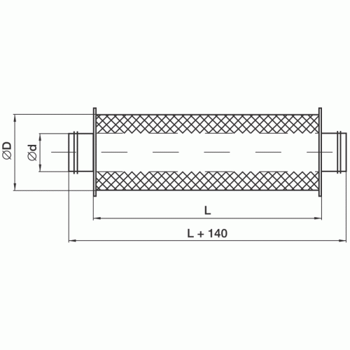 Шумоглушитель Shuft SCr 100/900