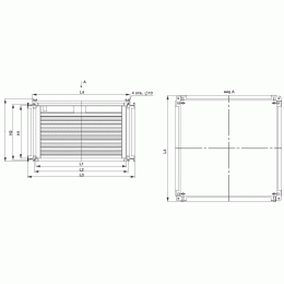 Рекуператор пластинчатый Shuft RHPr 500x250