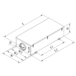 Установка приточная Shuft ECO-SLIM 700-5,0/2-А