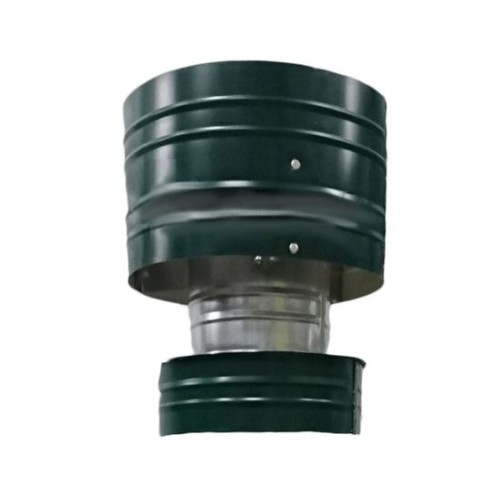 Дефлектор  130/200 нерж. 0,5/ оцинк. 0,5 зеленый