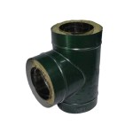 Тройник 120/200 оцинк. 0,5/оцинк. 0,5 зеленый