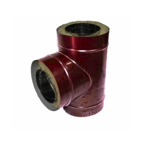 Тройник 300/380 оцинк. 0,5/оцинк. 0,5 красный