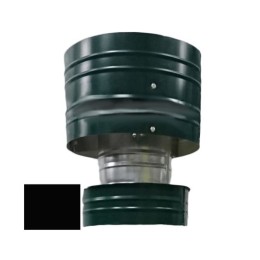 Дефлектор 150/220 оцинк. 0,5/оцинк. 0,5 черная