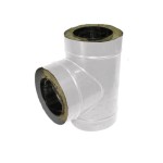 Тройник 250/310 оцинк. 0,5/оцинк. 0,5 белый