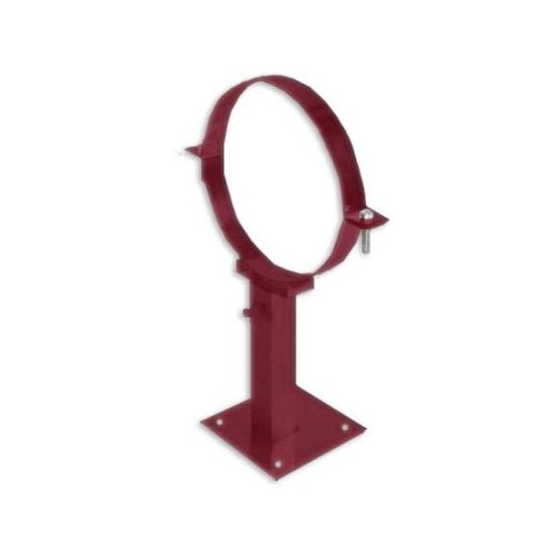 Хомут телескоп 120 оцинк. 0,5 красный