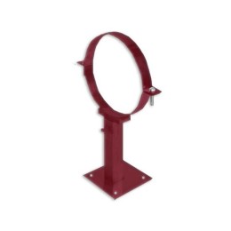 Хомут телескоп 100 оцинк. 0,5 красный