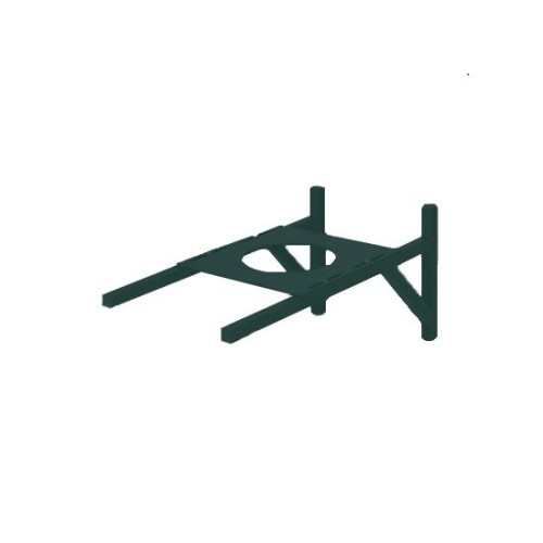 Опора сэндвич дымохода 150 оцинк. 0,5 зеленый