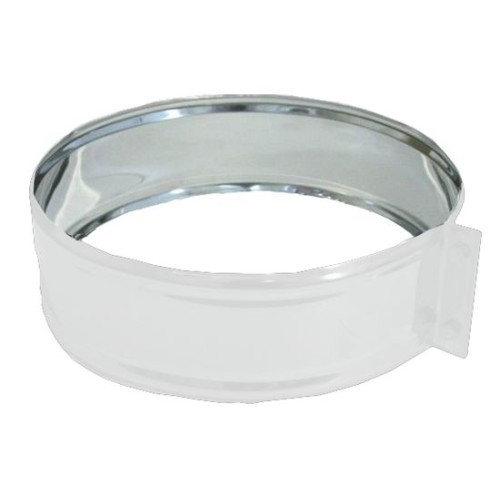 ХСН хомут стяжной Ф130 нерж. 0,5 белый