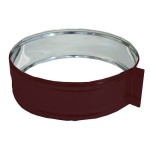 ХСН хомут стяжной Ф180 нерж. 0,5 красный