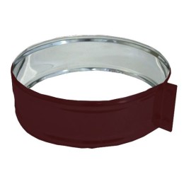 ХСН хомут стяжной Ф180 нерж. 0,5 красный