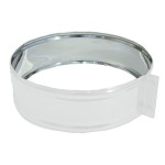 ХСН хомут стяжной Ф300 нерж. 0,5 белый