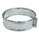ХСН ф160 хомут стяжной из нержавеющей стали глянец