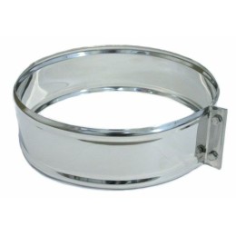 ХСН ф150 хомут стяжной из нержавеющей стали глянец
